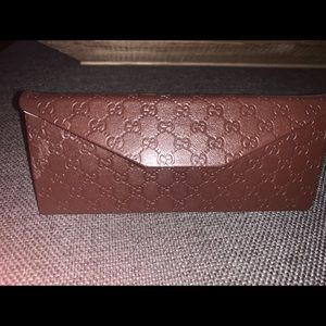 Gucci eye / sun glass case